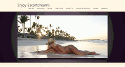 Desktop Screenshot of enjoy-escortdreams.de